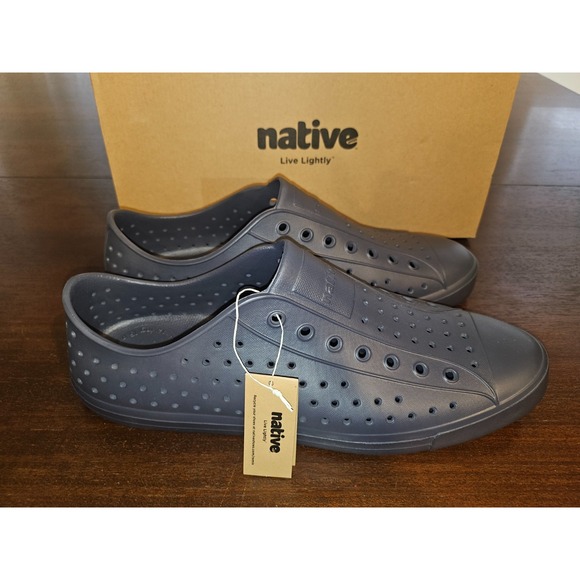 Native Unisex Jefferson Bloom Archive Sneaker Onyx New Mens 12 New in box - Picture 2 of 8